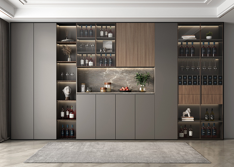 現代簡約酒柜效果圖 現代簡約酒柜效果圖